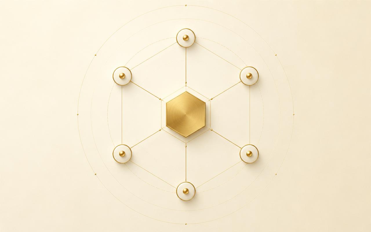 Orchestration hub connected to stack nodes